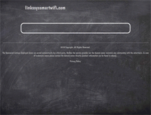 Tablet Screenshot of linkssyssmartwifi.com